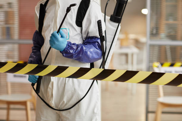 Professional Biohazard Cleanup technician working in Scott Air Force Base, IL